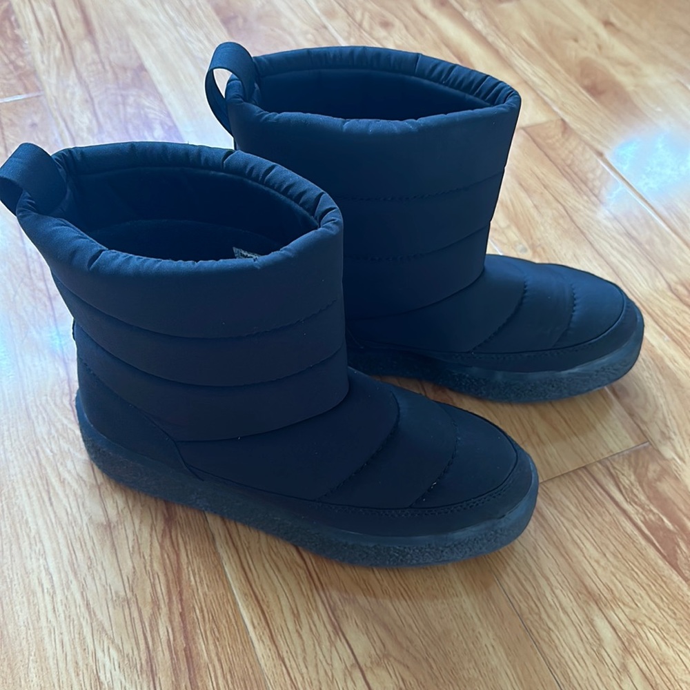 Madewell Toasty Puffer Boot size 8 black